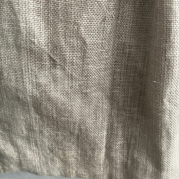 NWT Loft Khaki Linen Skirt with Front Pockets w/Lining , Size 2 - Picture 3 of 7